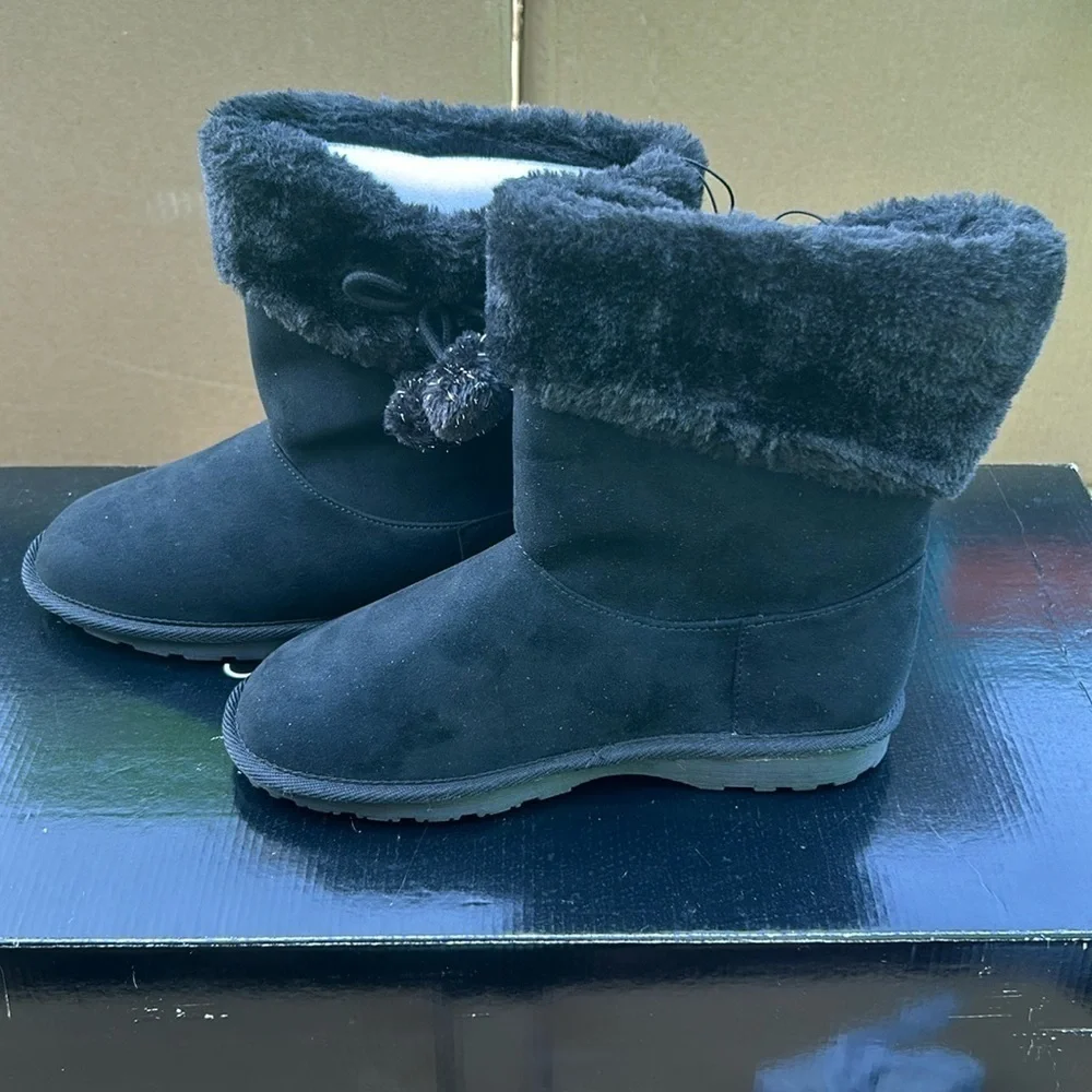 Thereabouts Little & Big Girls Aubree Flat Heel Winter Boots